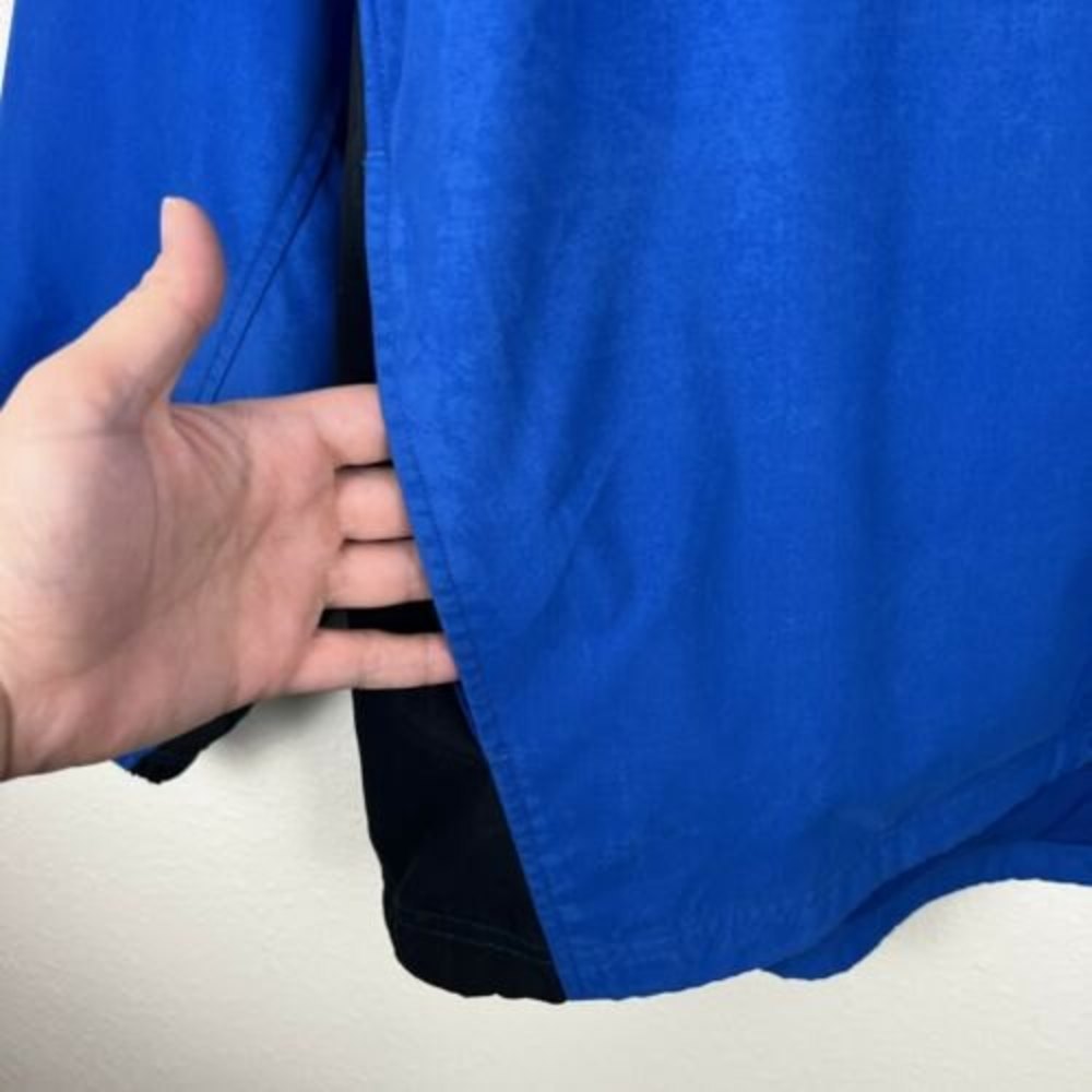 Men’s PGA Tour Large Full Zip Blue Windbreaker lightweight Golf Mesh Jacket - Picture 6 of 12